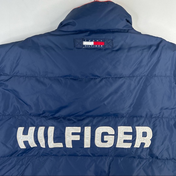 Vintage 90's Tommy Hilfiger Down Puffer Jacket - Picture 2 of 8